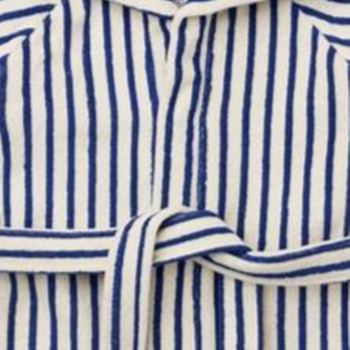 Liewood Rollo Bathrobe Mini - Y/D Stripe Surf Blue/Creme De La Creme (LW14629-7177)