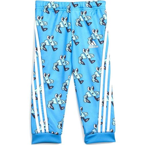 adidas Future Icons Shiny Allover Print Jogger Set