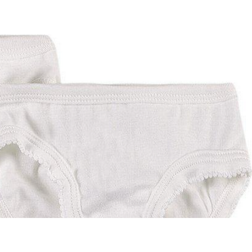 Petit Bateau Girl's Briefs 2-Pack - White (A01FX00060)