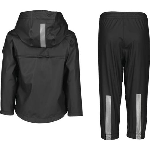 Tretorn Kid's Packable Rain Set - Black (475613-010)