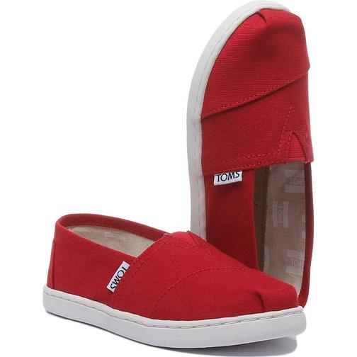 Toms Tiny Alpargata Canvas - Red