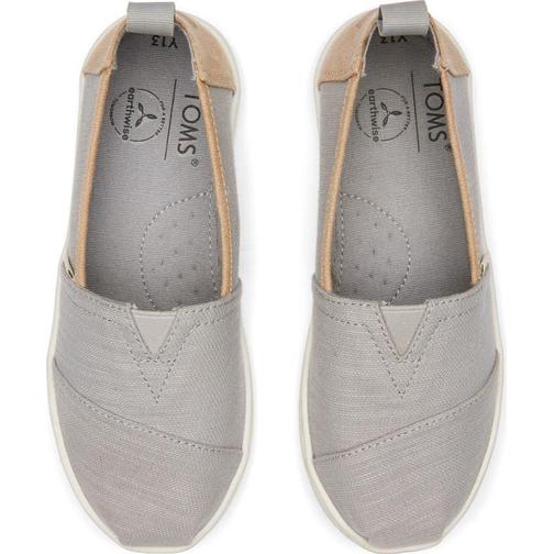 Toms Youth Alpargata Woven - Drizzle Grey