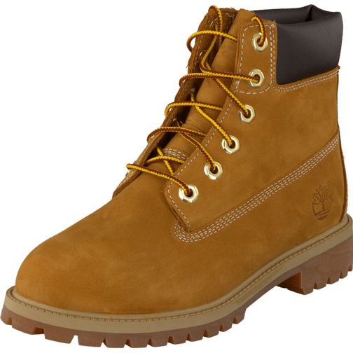Timberland Junior Premium 6 Inch Boots - Wheat Nubuck