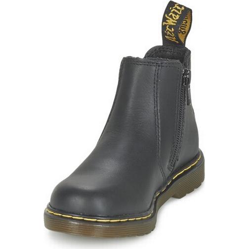 Dr. Martens Junior 2976 Leather Chelsea Boots - Black Softy T