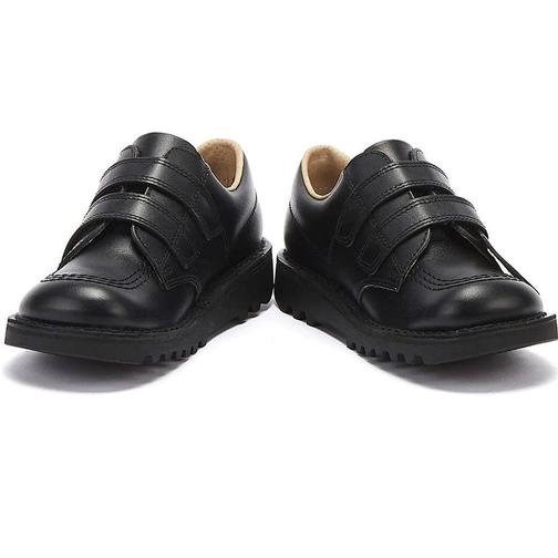 Kickers Juniors Kick Lo Velcro - Black