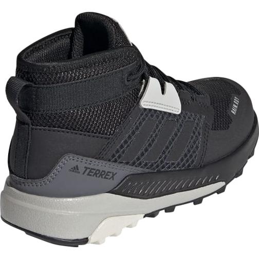 adidas Kid's Terrex Trailmaker Mid RAIN.RDY - Core Black/Core Black/Aluminium