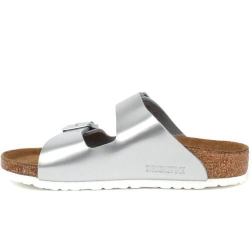 Birkenstock Kid's Arizona - Electric Metallic Silver