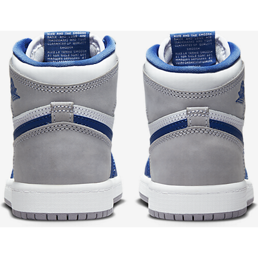 Nike Air Jordan 1 Retro High OG PS - True Blue/Cement Grey/White
