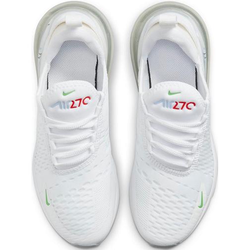 Nike Air Max 270 GS - White/Aluminum/Black/Light Green Spark