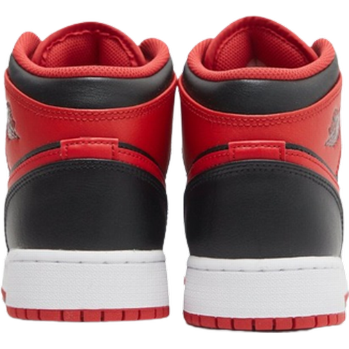 Nike Jordan Air 1 Mid GS - Black/Red
