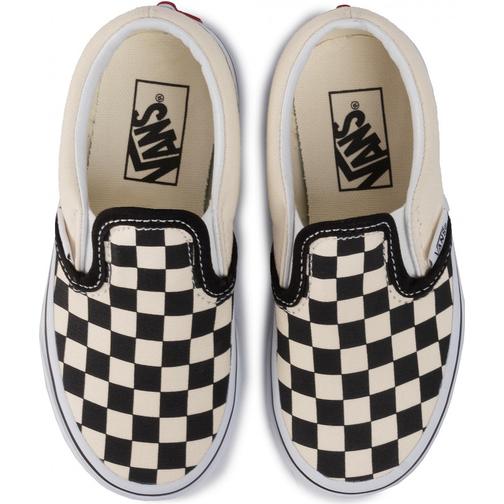 Vans Kid's Classic Slip-On - Checkerboard Black/White