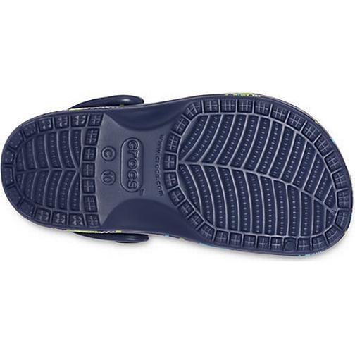 Crocs Kid's Classic Monster Print - Navy