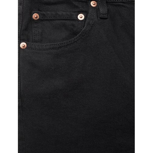 Levi's Ribcage Straight Ankle Jeans - Black Heart/Black