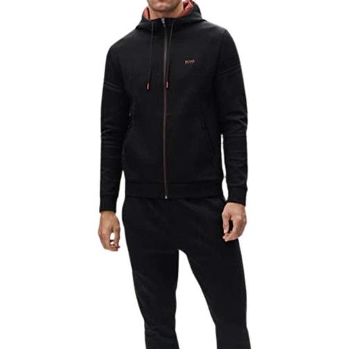 HUGO BOSS Hooded Tracksuit Set - Black