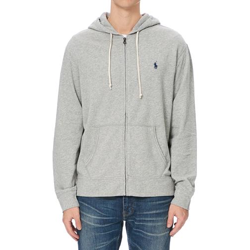 Polo Ralph Lauren Full Zip Hoodie - Light Grey Heather