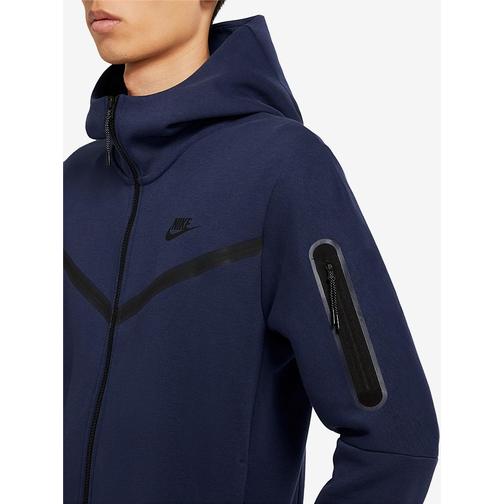 Nike Sportswear Tech Fleece Full-Zip Hoodie - Midnight Navy/Black