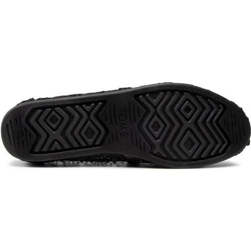 Toms Crochet Alpargata - Black