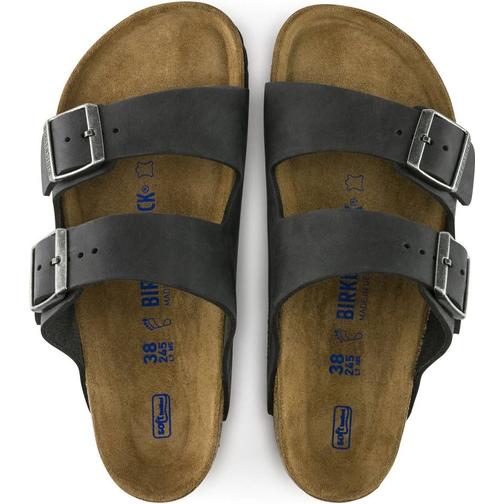 Birkenstock Arizona Soft Footbed Oiled Leather - Black