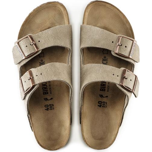 Birkenstock Arizona Suede Leather - Taupe