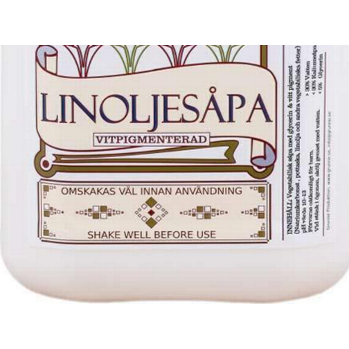 Linoljesåpa Vitpigmenterad 2.5L