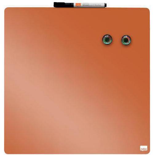 Nobo Mini Magnetic Whiteboard Coloured Tile 360mmx360mm