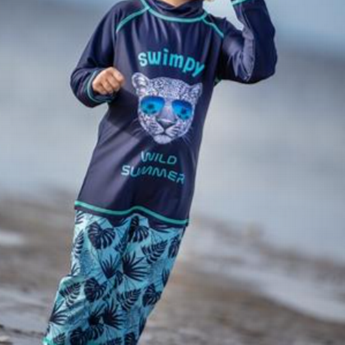 Swimpy Wild Summer UV Suit - Navy Blue