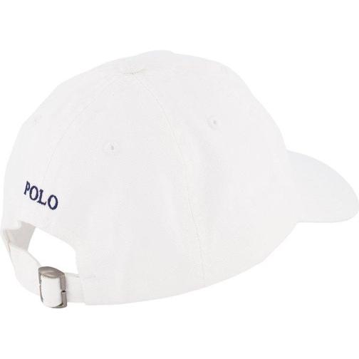 Polo Ralph Lauren Kid's Cotton Chino Baseball Cap - White (98385)