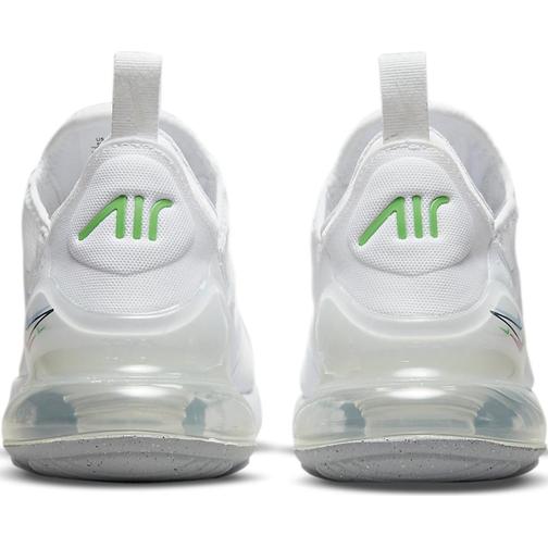 Nike Air Max 270 GS - White/Aluminum/Black/Light Green Spark