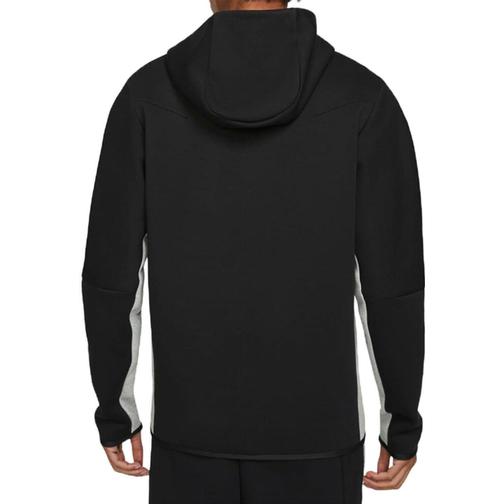 Nike Sportswear Tech Fleece Full-Zip Hoodie Men - Black/Dark Grey Heather/White