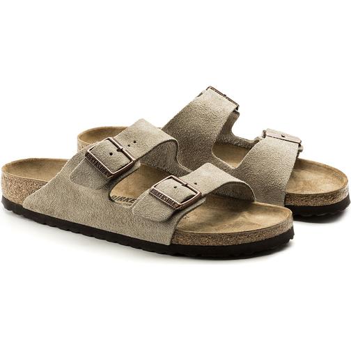 Birkenstock Arizona Suede Leather - Taupe