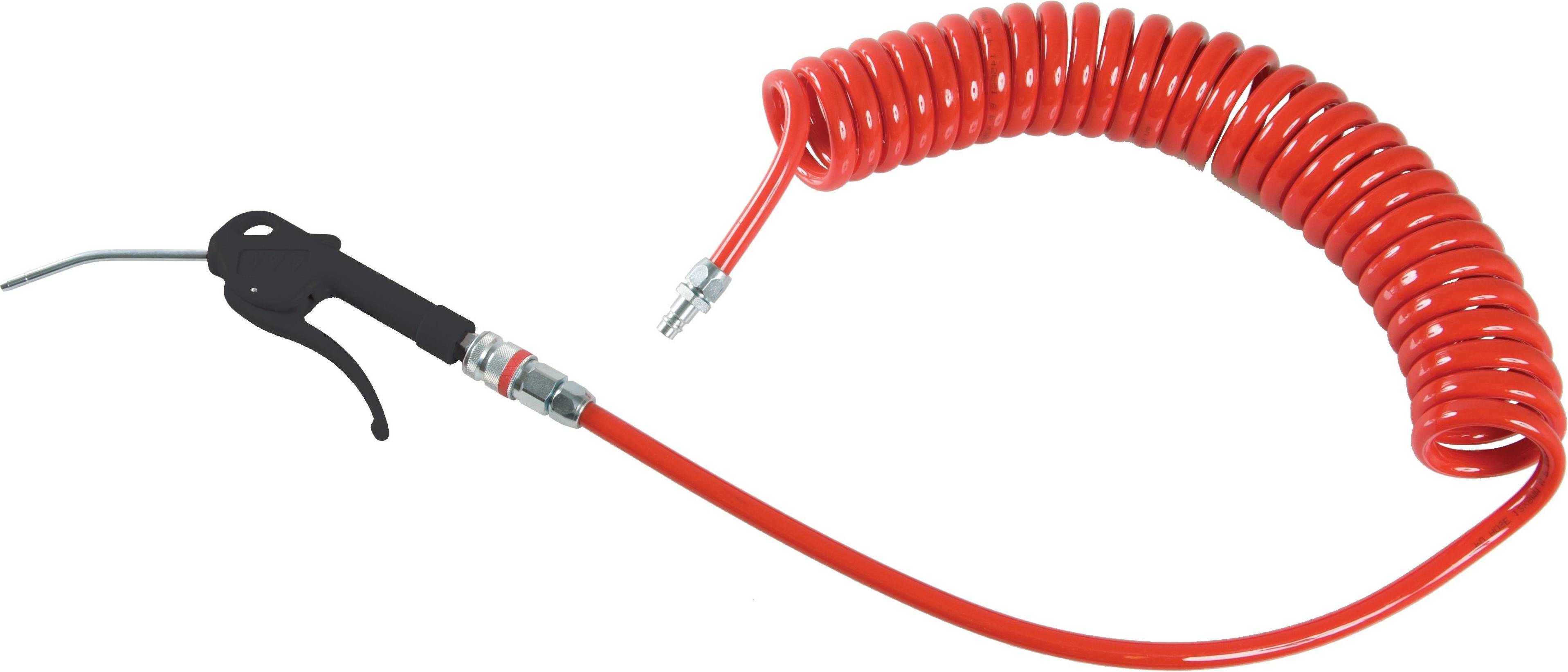 Gelins KGK Spiralslang blåspistol 4m, 8mm slang, air-boy