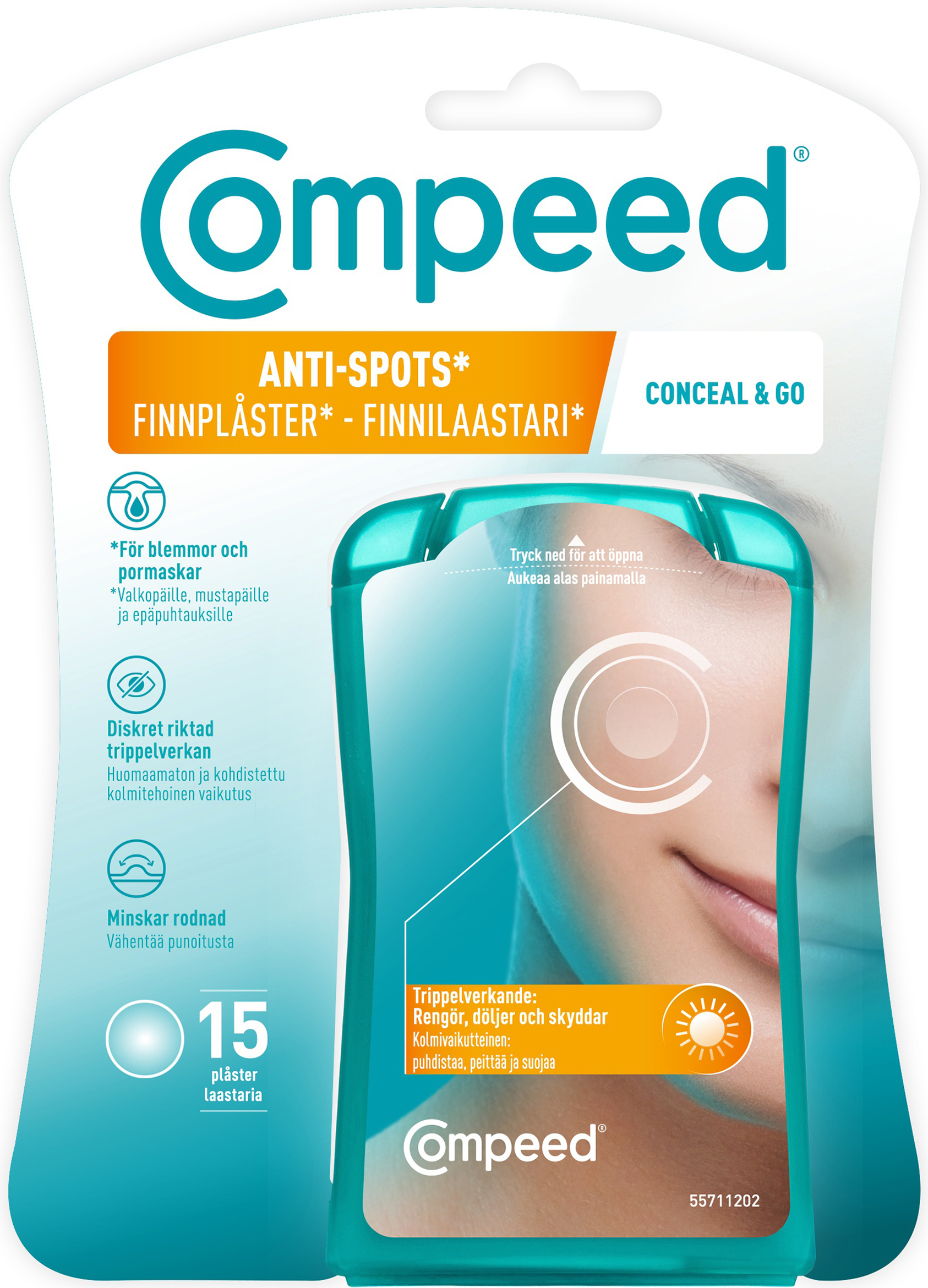 Compeed Anti-Spots Conceal & Go Finnplåster