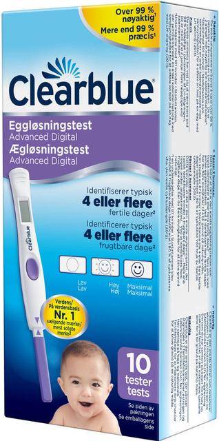 Clearblue Advanced Digital Ägglossningstest 10-pack