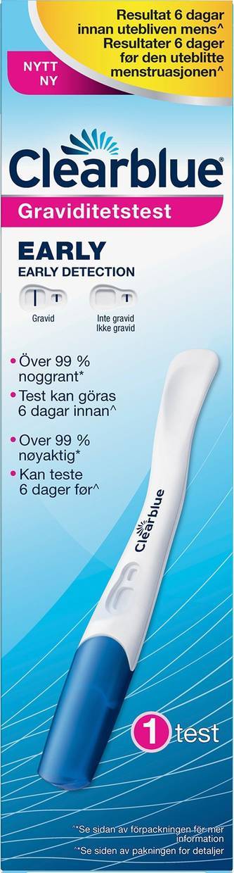 Clearblue Early Detection Graviditetstest 1-pack