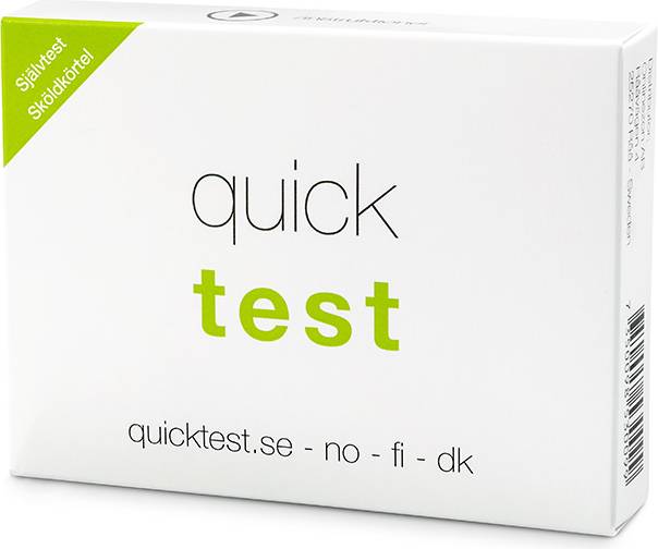 Quicktest Självtest för Sköldkörtel 1-pack