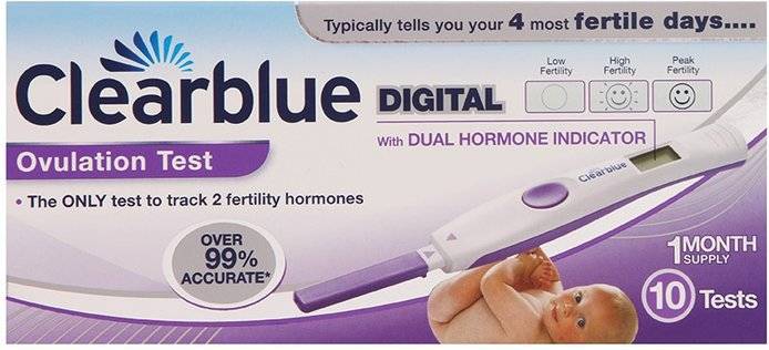 Clearblue Digitalt Ägglossningstest med Dubbel Hormonindikator 10-pack