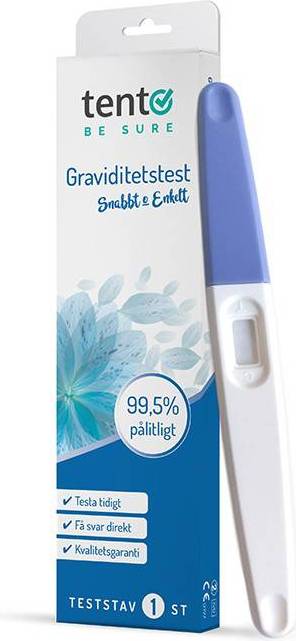 Tento Be Sure Graviditetstest Stav 1-pack