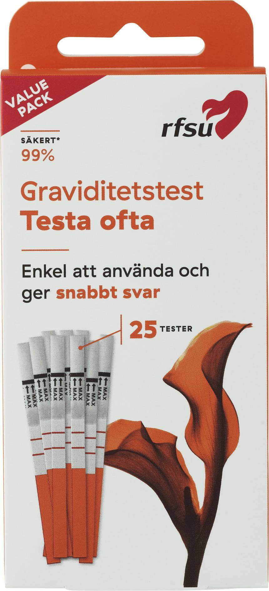 RFSU Graviditetstest, 25 st