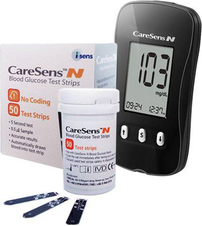 i-SENS CareSens N + Blood Glucose Test Strips 50-pack