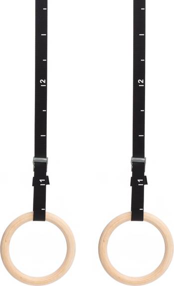 Atom Sports Wooden Gymnastic Rings