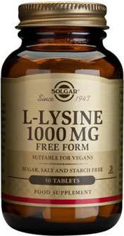 Solgar L-Lysine 1000mg 50 st