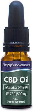 Simply Supplements CBD Olive Oil 10ml