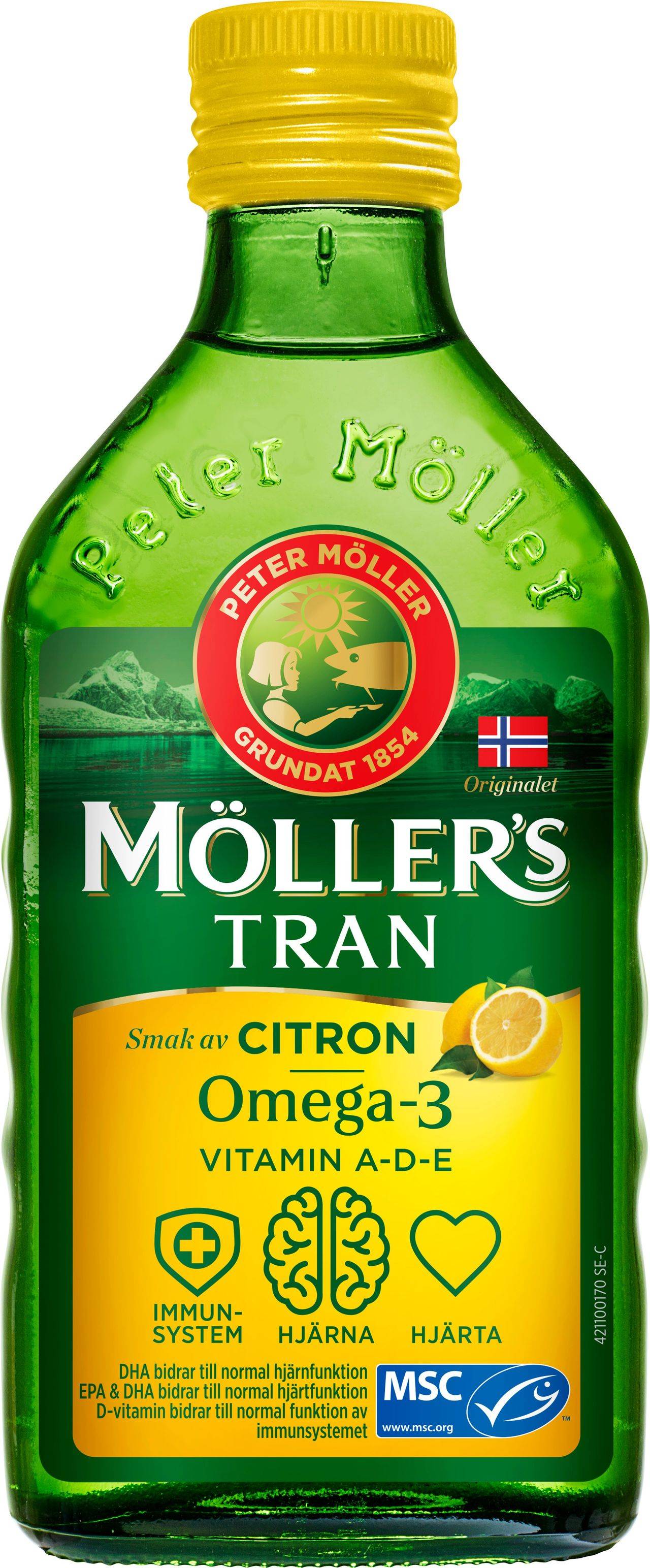 Möllers Tran Lemon 250ml