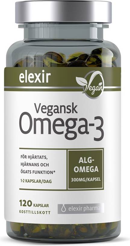 Elexir Pharma Vegansk Omega-3 120 st