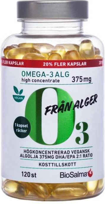 BioSalma Omega 3 Alg 375mg 120 st