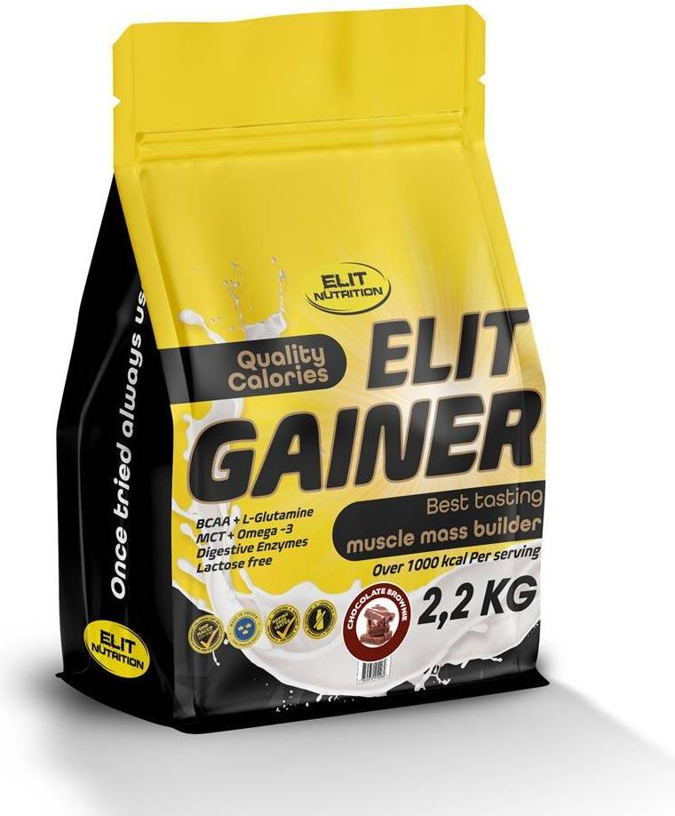 Elit Nutrition Gainer Chocolate Brownie 2.2kg