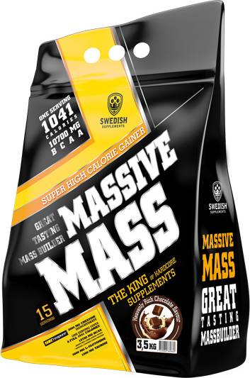 Swedish Supplements Massive Mass Heavenly Rich Chocolate 3.5kg