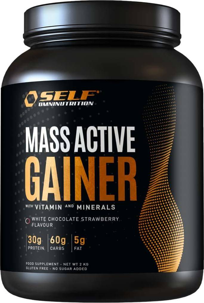 Self Omninutrition Self Mass Active Gainer, 2kg Salted Caramel