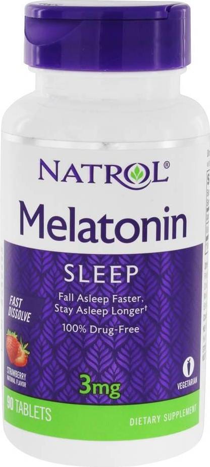Natrol Melatonin 3mg Strawberry 90 st