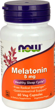 NOW Melatonin 5mg 60 st